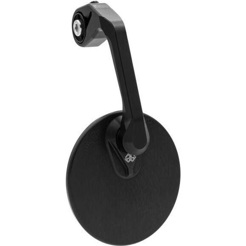 M04-05-BD - Gilles Moon Barend Mirror Round M12 For Suzuki GSX-8R 800 ABS 2024-2026 - Black