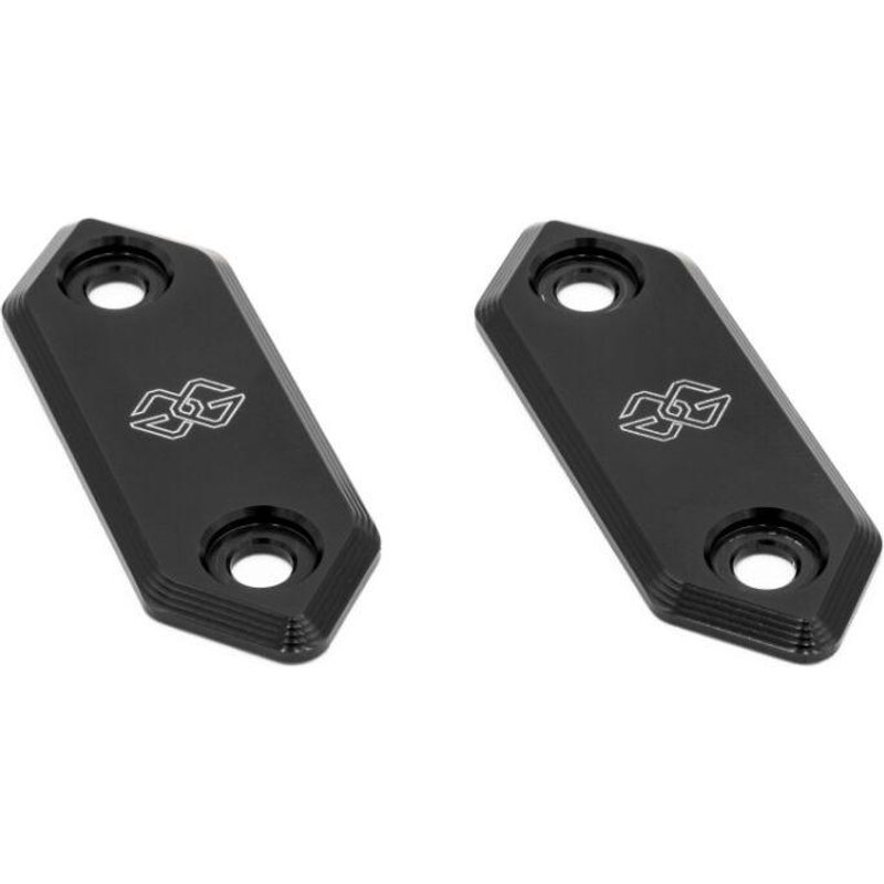 MC-03-KIT-B - Gilles Mirror Cover For Kawasaki Ninja 500 ABS 2024-2025 - Black