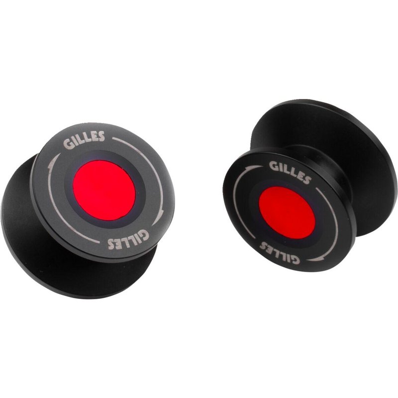 PSA2-M6-R - Gilles Swingarm Spools For Aprilia Caponord 1200 ABS 2013-2016 - Red