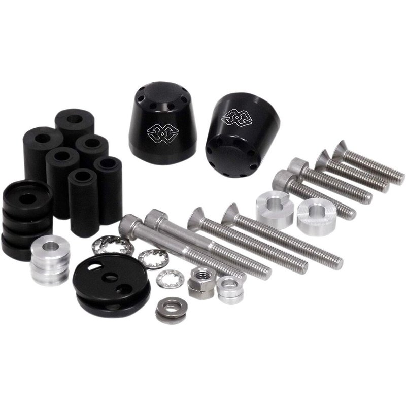 LG-CO-22 - Gilles Bar-End Weights For Ducati 1098 2007-2008 - Universal Cone - Black