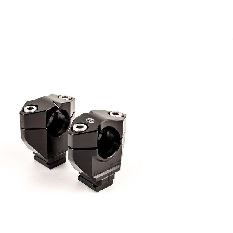 2DGT-09-24-B - Gilles 2D.GT Handlebar Risers For KTM Adventure 790 R 2019-2020 - Black