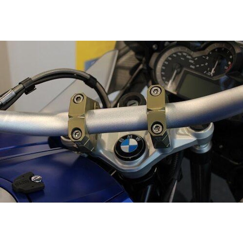 1DGT-02.B - Gilles 1D.GT Handlebar Riser Conversion Kit For BMW R 1200 GS ABS 2013-2019 - Titan