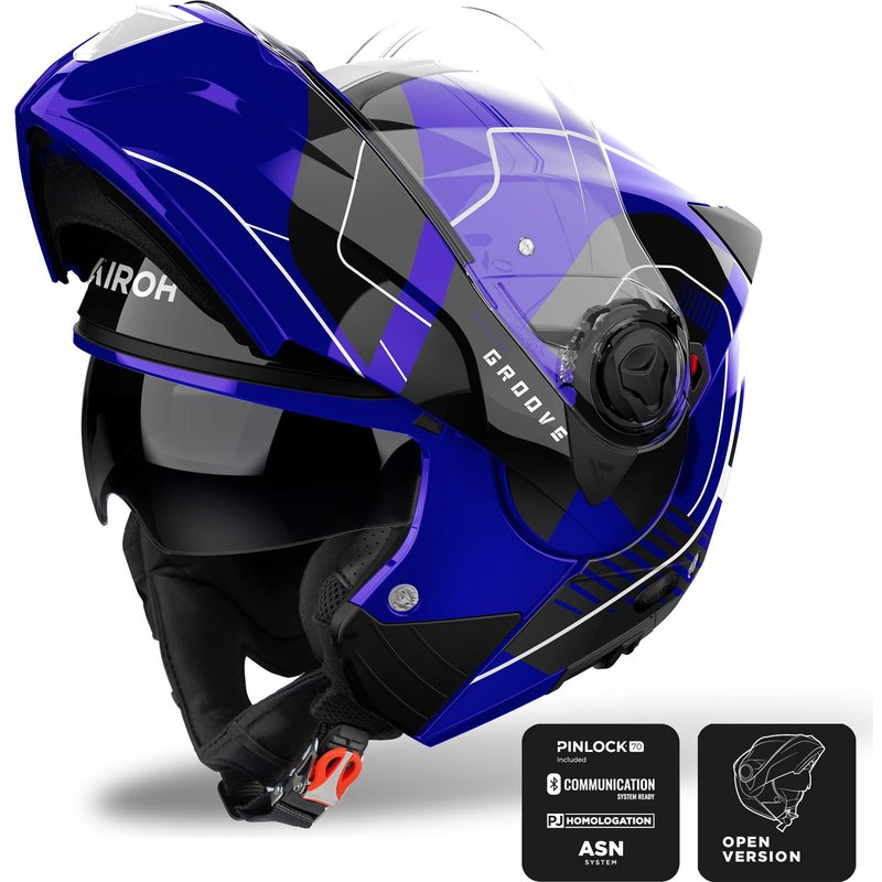 Airoh Specktre Flip-Front Helmet - Groove Blue Gloss
