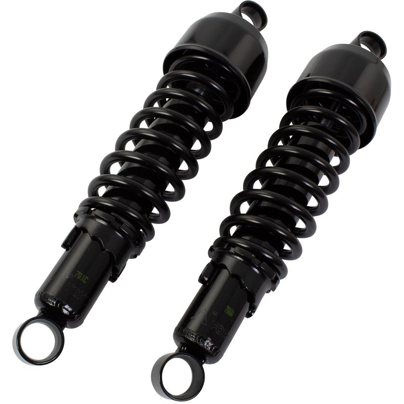 SHK07ABLK - Bike It 305mm Eye To Eye Black Twin Shock Absorbers