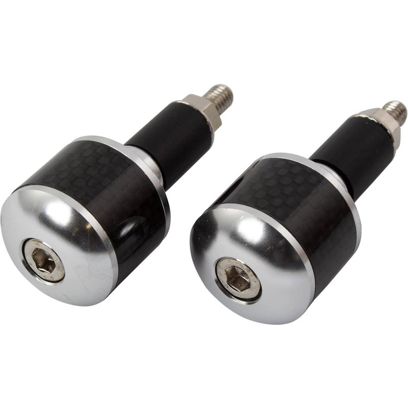 BEWFIBAL - Bike It Bar End With Carbon Fibre Inset Alloy