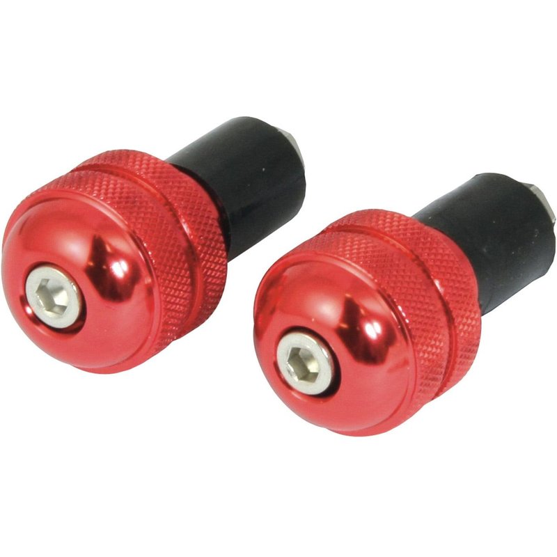 BEWRN13R - Bike It Red 13mm Round Bar End Weights