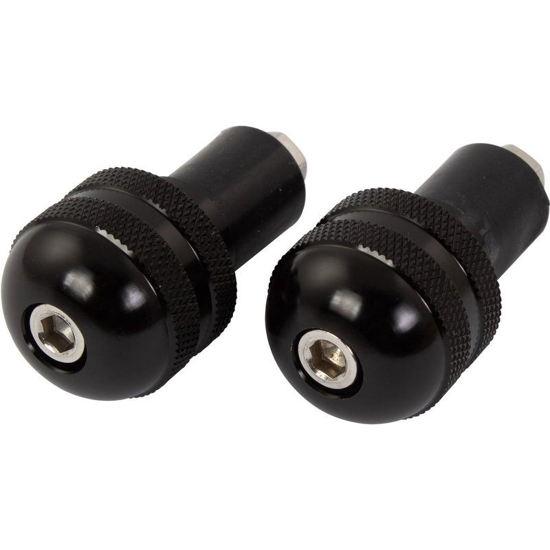 BEWRNDBLK - Bike It Black 18mm Round Bar End Weights