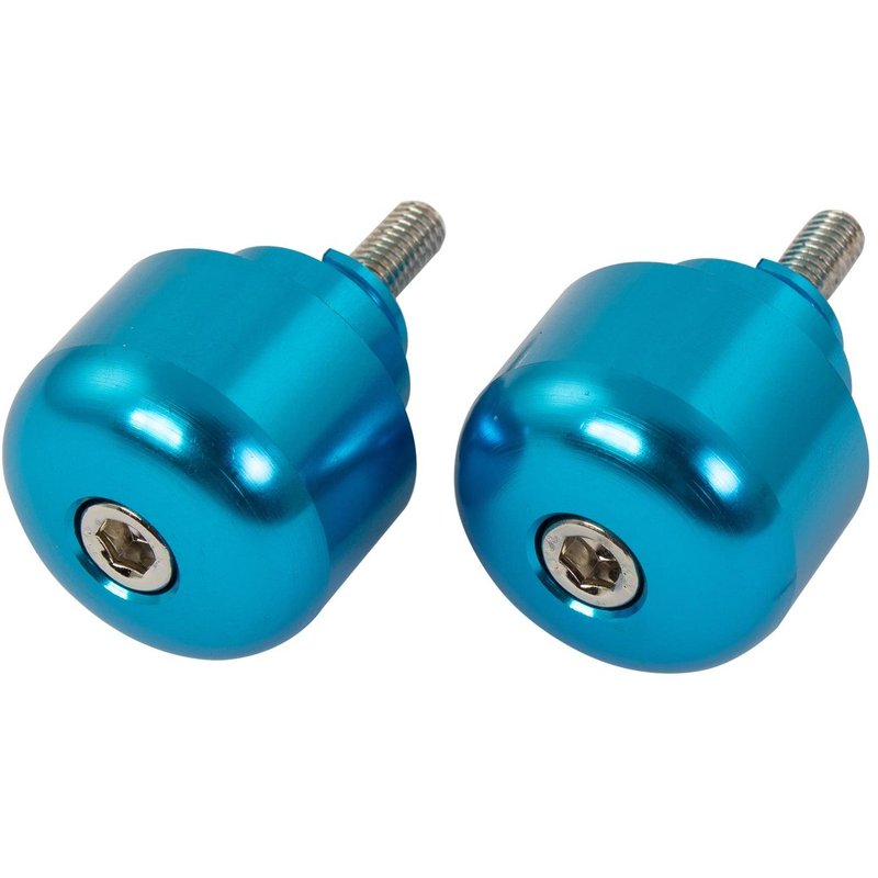BEWHCBRBU - Bike It Alloy Honda Blue Bar End Weights