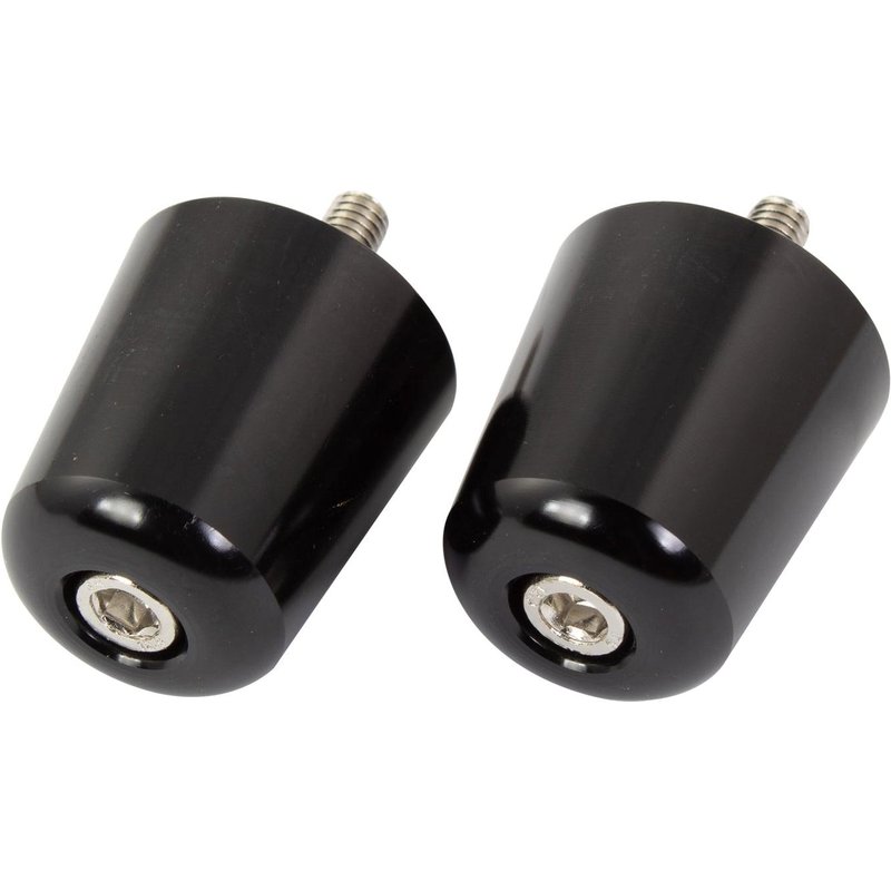 BEWSGSXRBLK - Bike It Alloy Suzuki Flush Type Black Bar End Weights