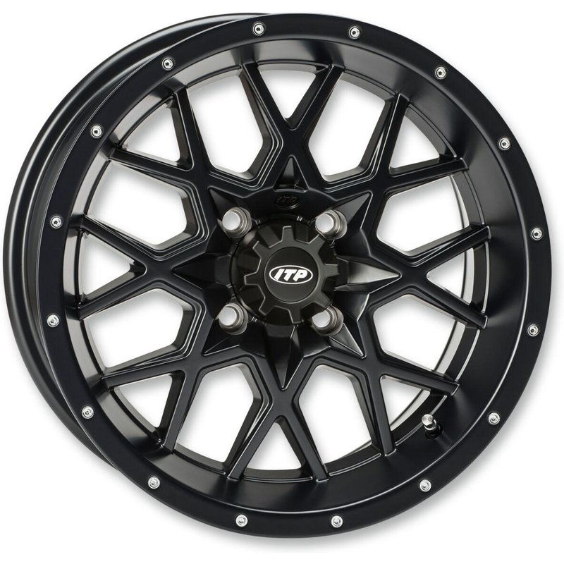 1522762724B - ITP Hurricane Wheel For Segway Super VILLAIN 2000 4x4 SX20 T Fits Front Or Rear 15x7" - Black
