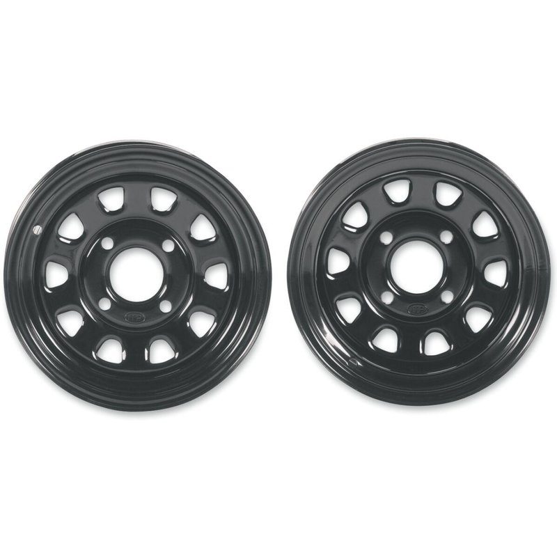 1222863014B - ITP Delta Steel Wheel For Can Am Commander 1000 EFI 2011-2017 Fits Front Or Rear - Black