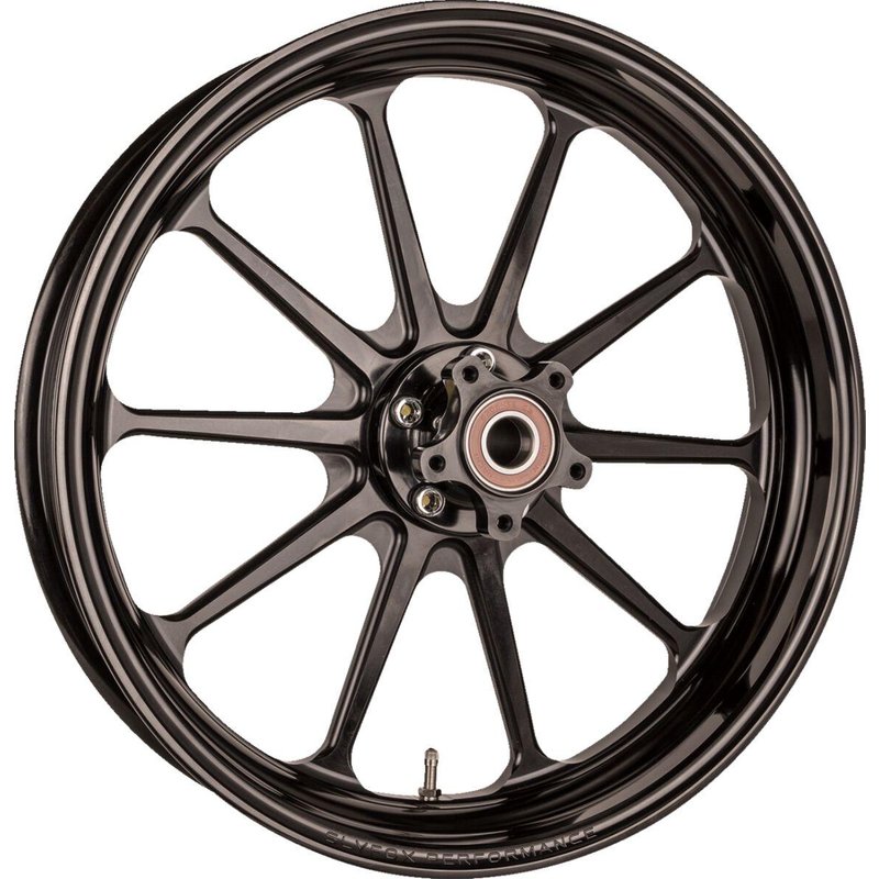 12027706RSLYAPB - Slyfox Track Pro Wheel For Harley Davidson FLH 1868 ABS 2021 17x3.5 Front without ABS - Black