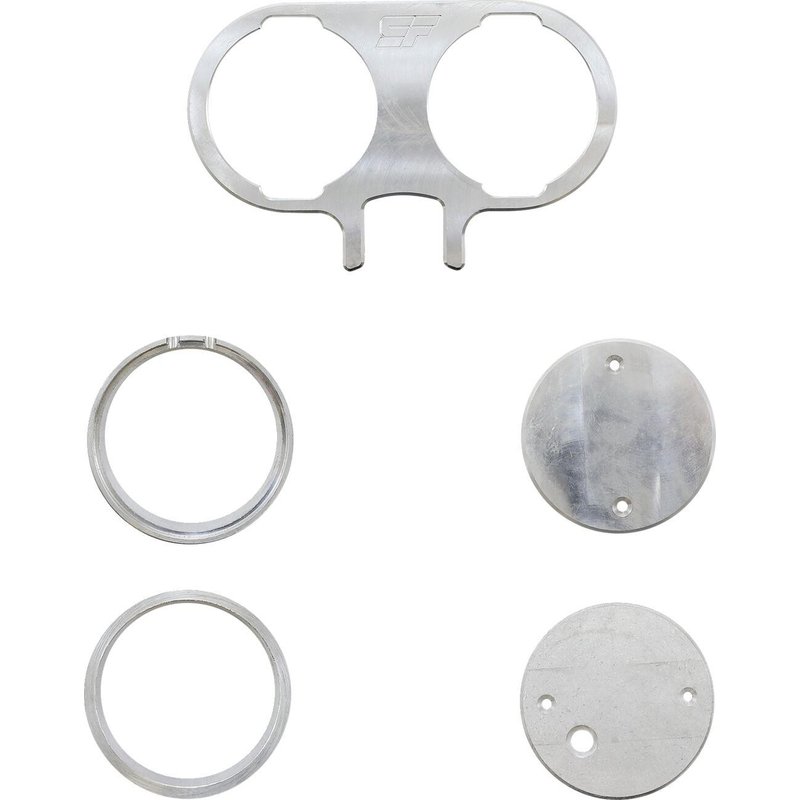 TM-SLY25 - Slyfox Gauge For Harley Davidson FLD 1690 2012-2013 Dual - Unfinished