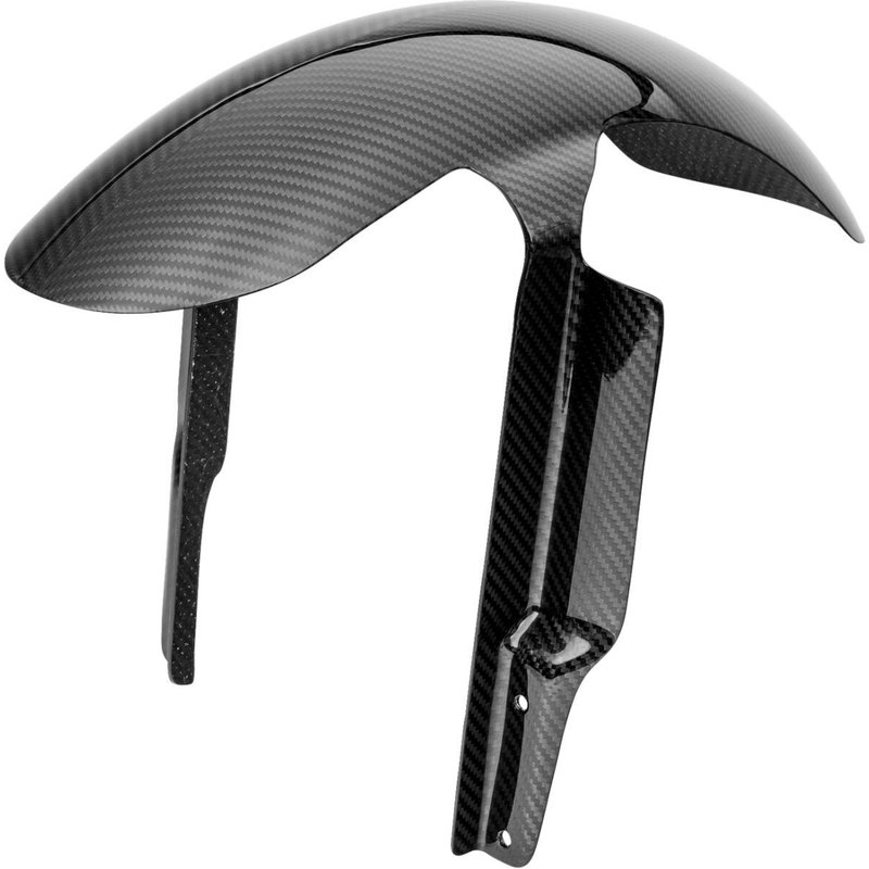 1033-FF1C - Slyfox Carbon Fibre Fender For Harley Davidson FLSB 1750 ABS 2018-2021 Front - Black Gloss