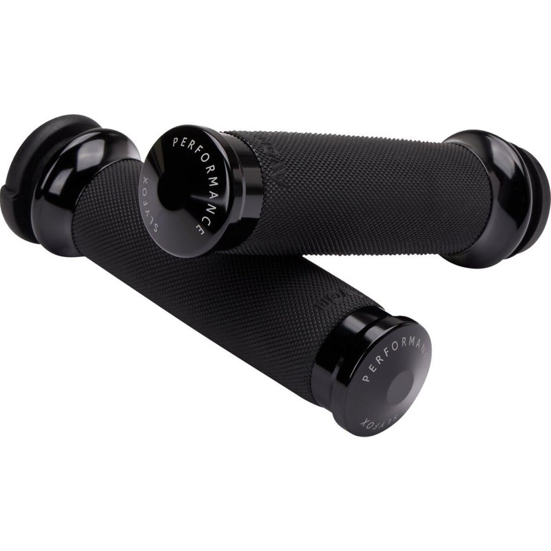 CC-86-AN-FL-FOX - Slyfox Grips For Harley Davidson FLDE 1750 ABS 2018-2020 - Black