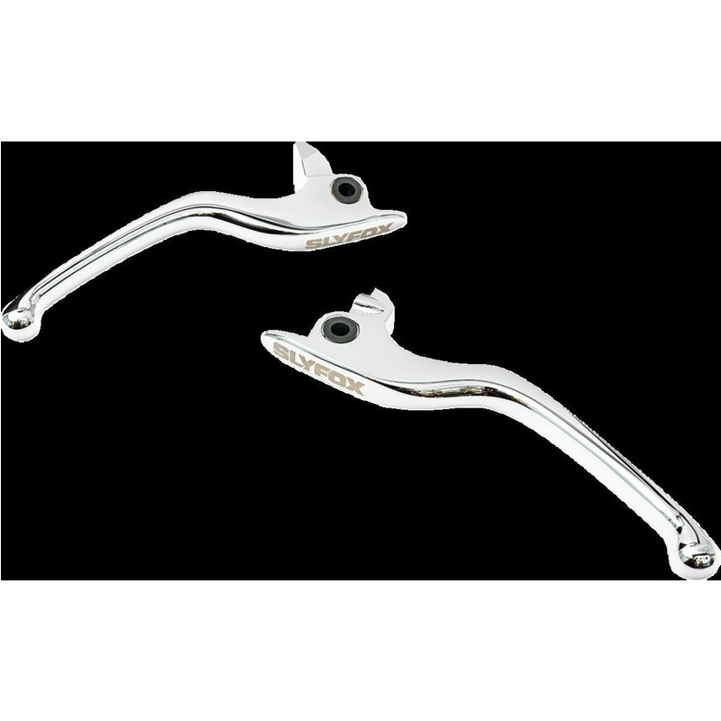1014-XCXA-CH - Slyfox Clutch & Brake Levers Kit For Harley Davidson FLHR 1750 2017-2019 - Chrome