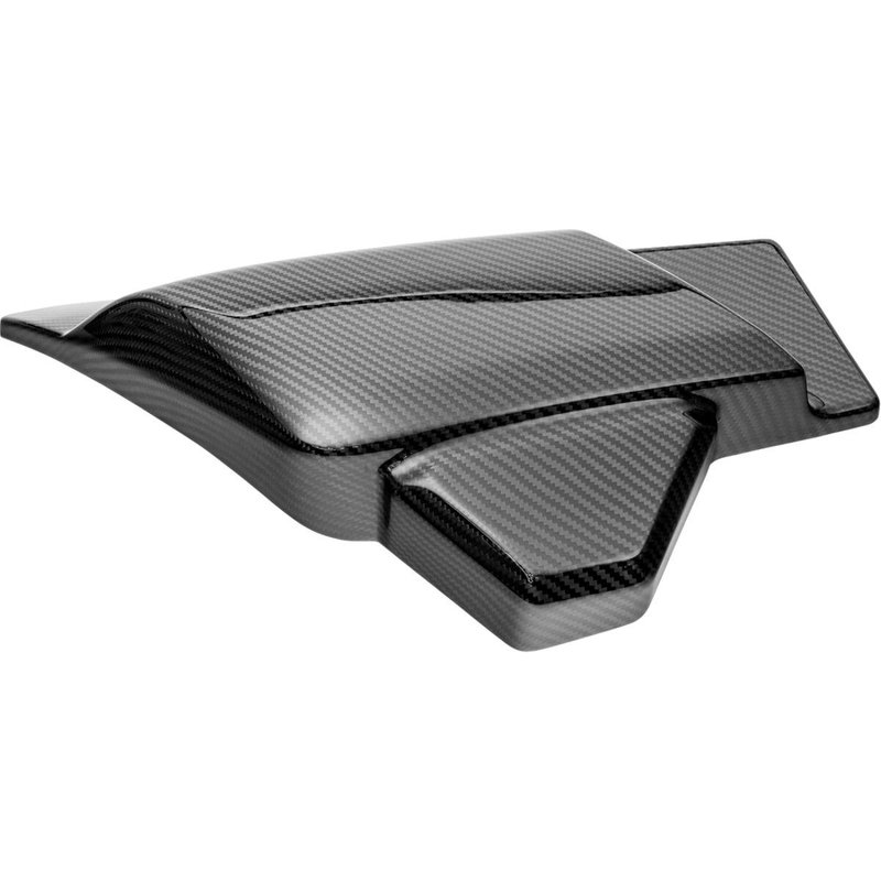 1018-SCXC-G - Slyfox Side Covers For Harley Davidson FLFBS 1868 ABS 2023-2024 - Black/Carbon Fiber/Gloss