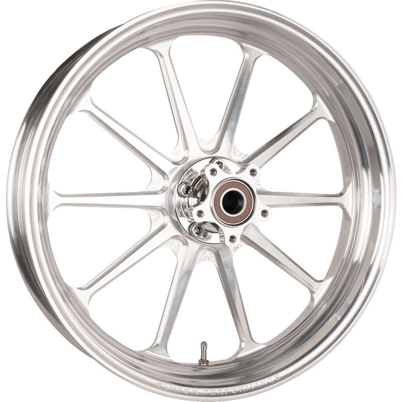 12027106RSLYAPM - Slyfox Track Pro Wheel For Harley Davidson FLH 1868 ABS 2021 21x3.5 Front without ABS - Silver