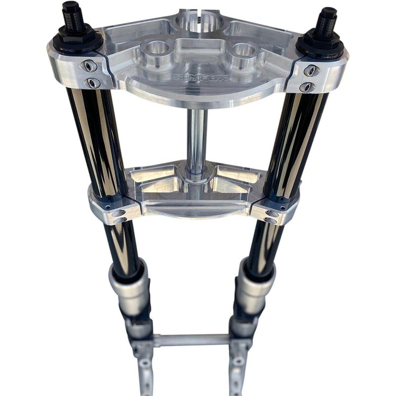 SF14TK-1 - Slyfox Custom 49mm Triple Tree For Harley Davidson FLHR 1690 2014-2015 - Chrome