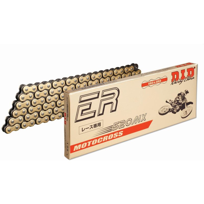4525516172233 - DID 520 MX Series Chain 116 Links - Gold/Steel