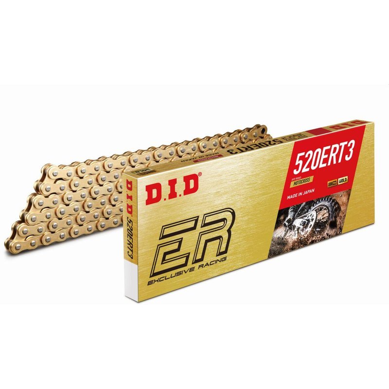 4525516906371 - DID 520 ERT3 Chain 112 Links - Gold