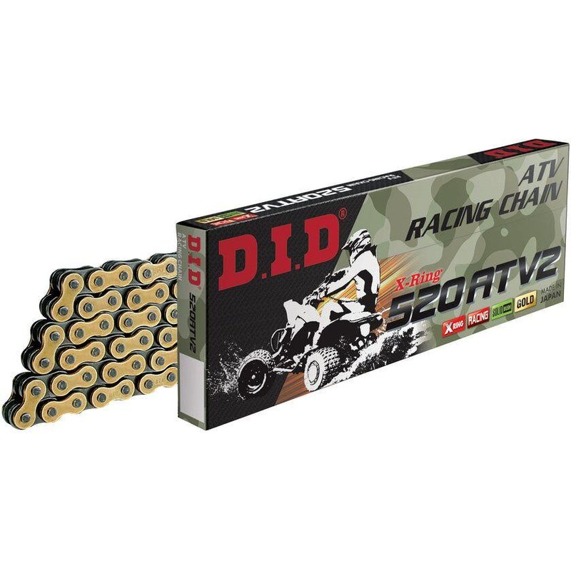 4525516904322 - DID 520 ATV2 Chain 92 Links - Gold/Steel