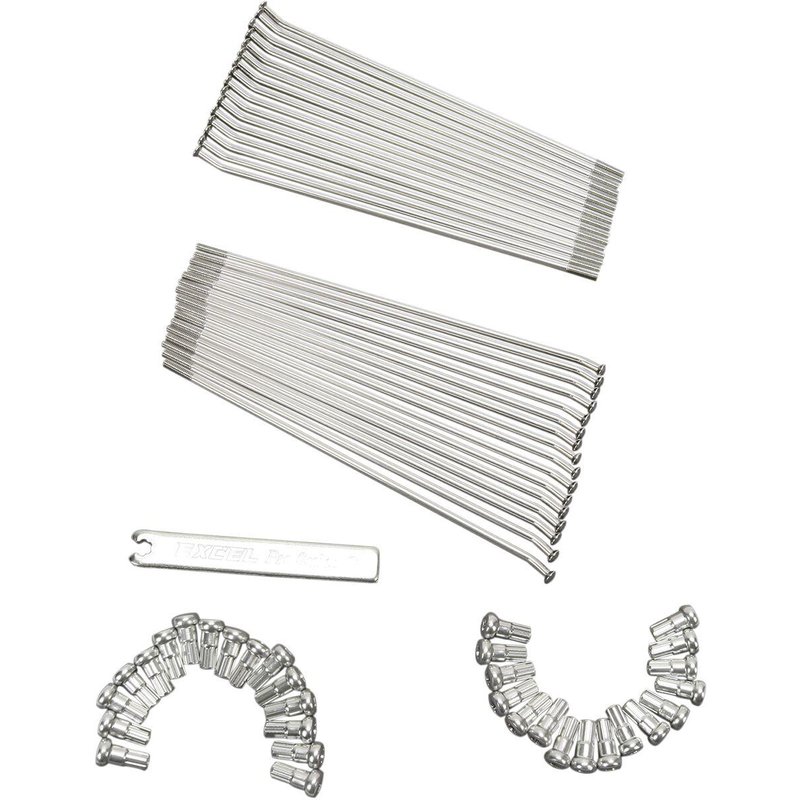 XS0-41167 - Excel Spoke Set For Yamaha YZ80 1993-2001 Rear - Silver