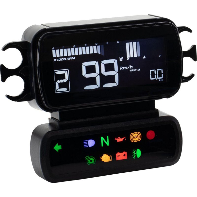 BA080020 - Koso D2 LCD Multifunction Meter For Harley Davidson FLD 1690 2012-2013