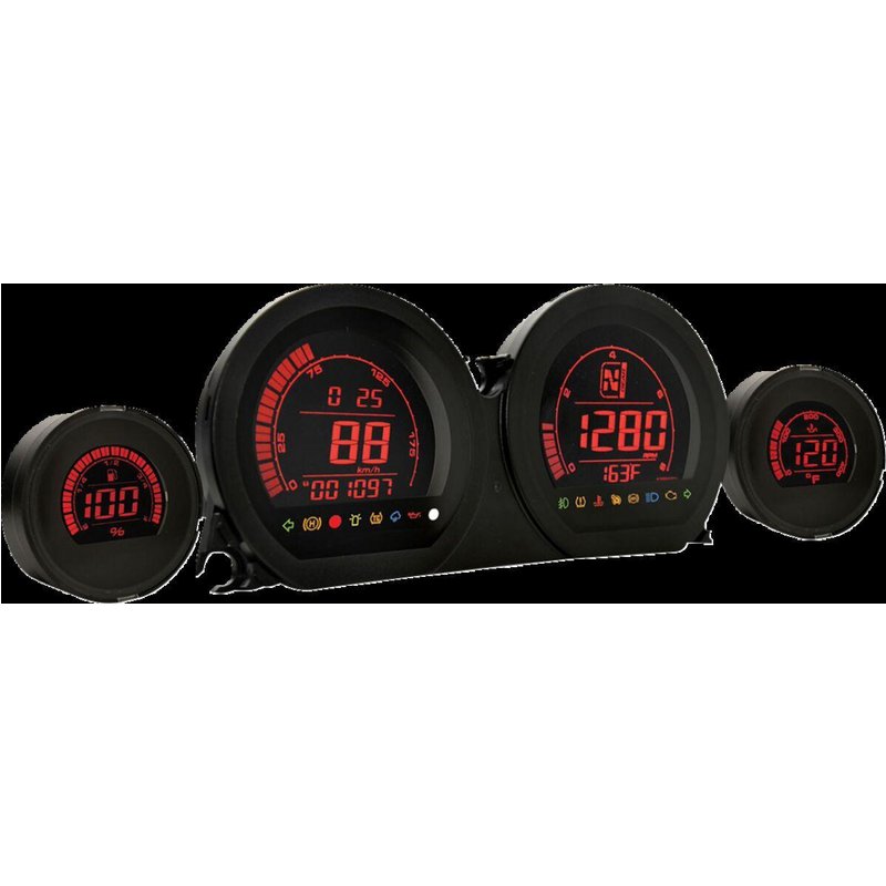 BA064902 - Koso HD-03 - Four-Piece LCD Gauge Kit For Harley Davidson FLHTK 1868 ABS 2022-2023
