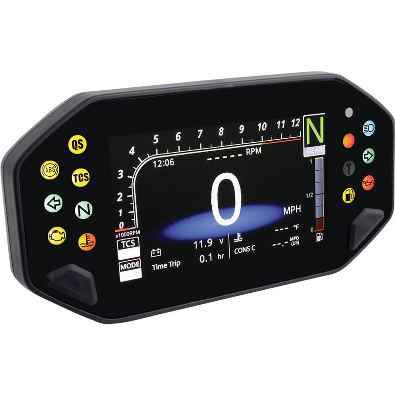 BA081000 - Koso RX-4 Multifunction Speedometer/Tachometer For Yamaha MT-07 2014-2016