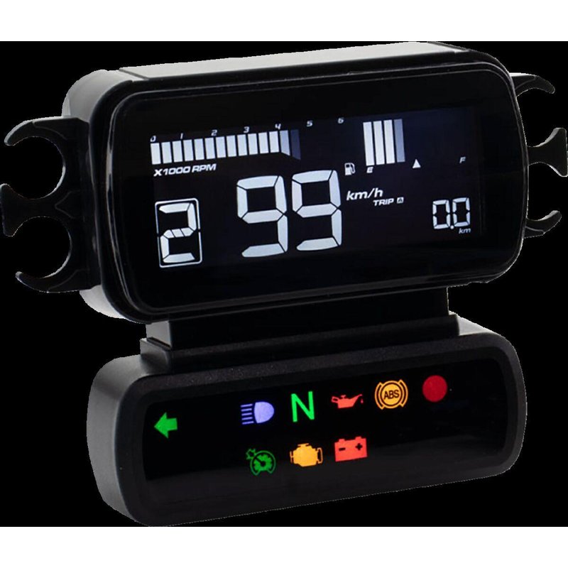 BA080010 - Koso D2 LCD Multifunction Meter For Harley Davidson FLHR 1450 2004-2006