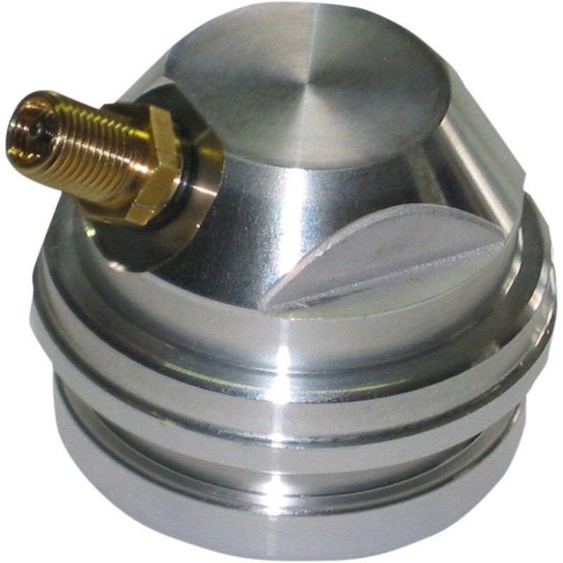 120114600401 - KYB Tank Cup For Honda CR125 1995-2007 - Polished Stainless Steel