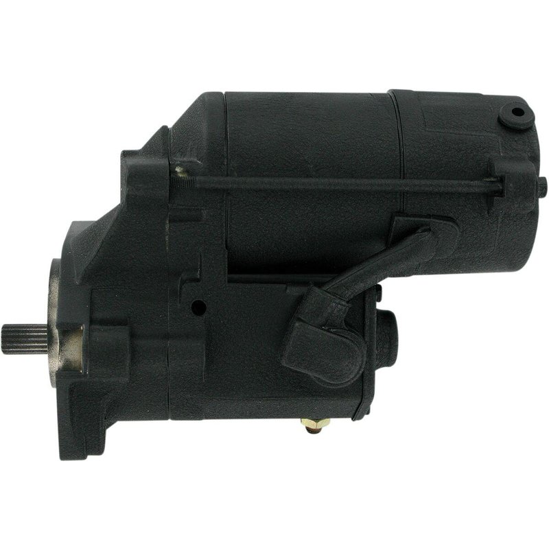 775594 - Terry Components Slugger 1.8kW High-Torque Starter Motor For Harley Davidson FLHR 1340 1994-1998 - Black