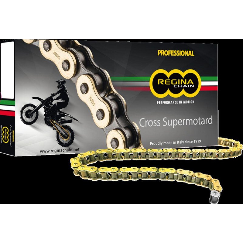 135RH2/1000 - Regina 520 RH2 Series Chain 120 Links - Gold