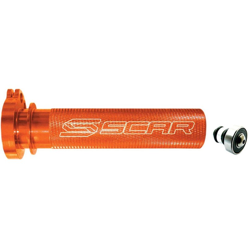 TT500 - Scar Motocross Aluminium Throttle Tube with Bearing For KTM EXC-F250 2007-2016 - Orange