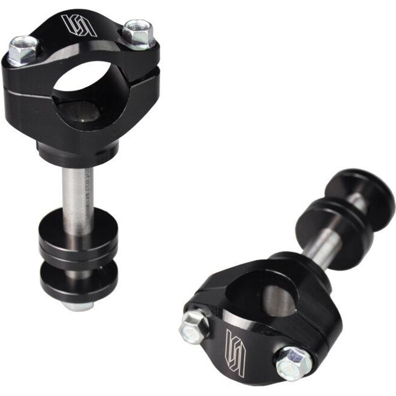 P62 - Scar Bar Mounts For OEM Triple Clamp For Honda CR125 2000-2007 - Black
