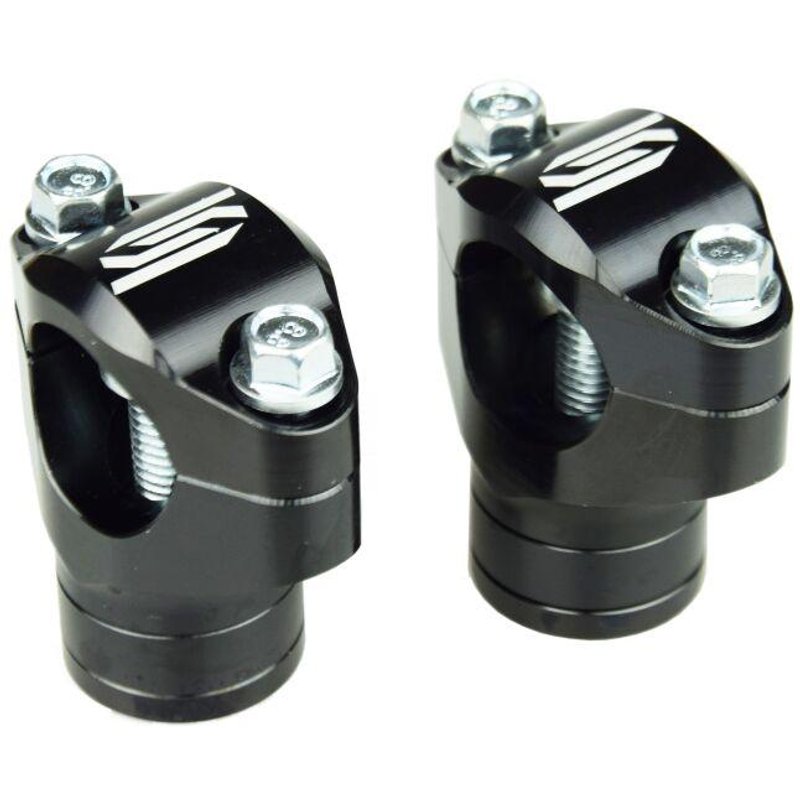 P66 - Scar Bar Mounts For OEM Triple Clamps For Husqvarna 701 Enduro 2016-2026 - Black/Silver