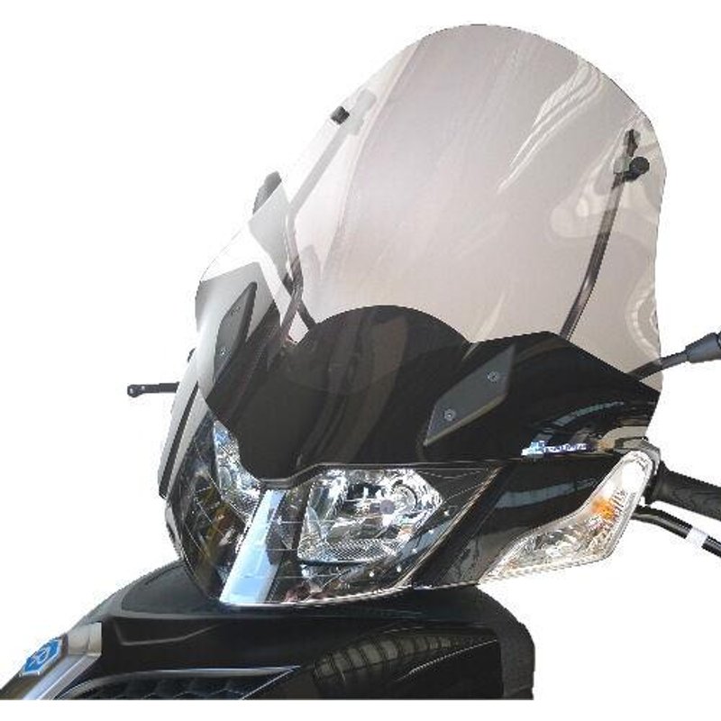 BP008HPIN - Bullster Windscreen For Piaggio MP3 125 I.E. 2011-2013 52 cm (20-1/2") - Clear