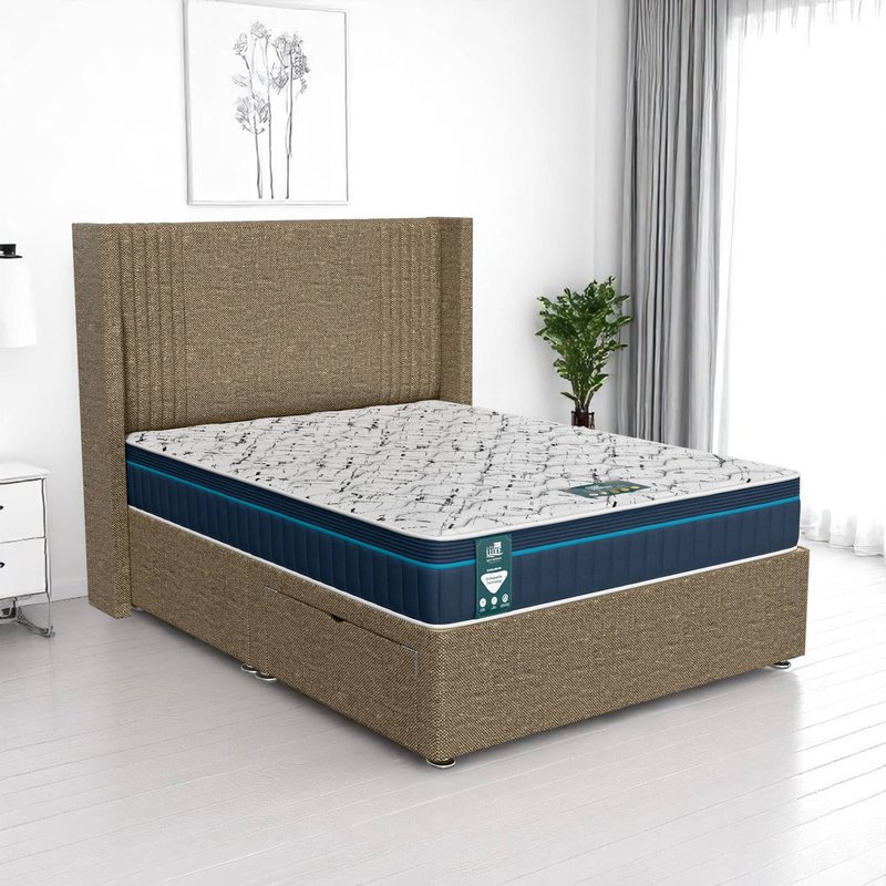 Ascot Royal Divan - Ascot Brown, Queen Size 120 x 190cm (Small Double)