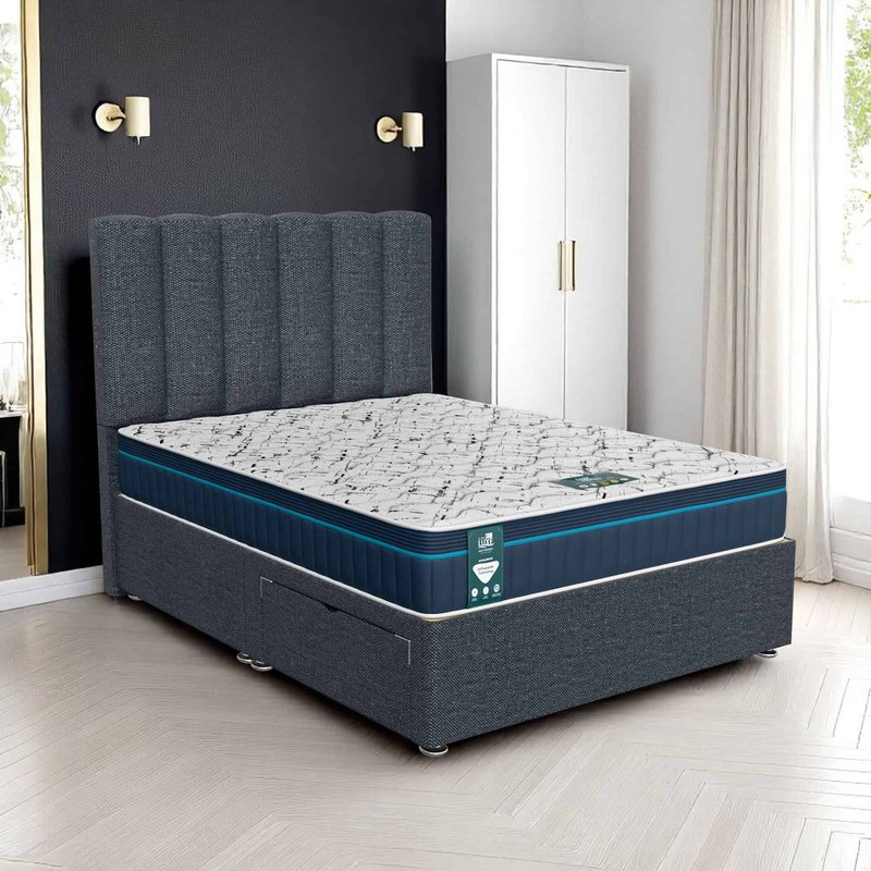 Ascot Sonno Divan - Ascot Coal, Double 135 x 190 cm