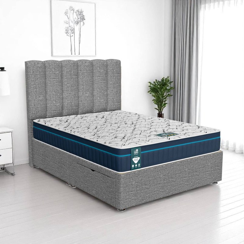 Ascot Sonno Divan - Ascot Grey, Double 135 x 190 cm