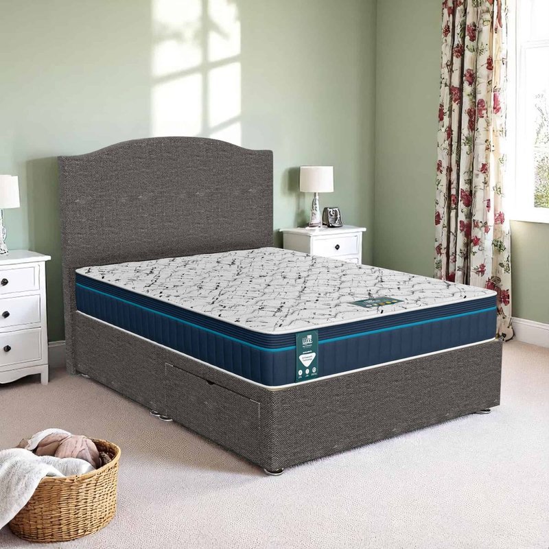 Wool Loafer Divan - Chrome Wool, Single 90 x 190 cm