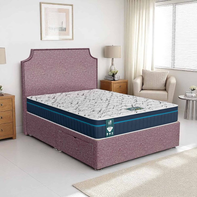 Wool Tifany Divan - Lilac Wool, Double 135 x 190 cm