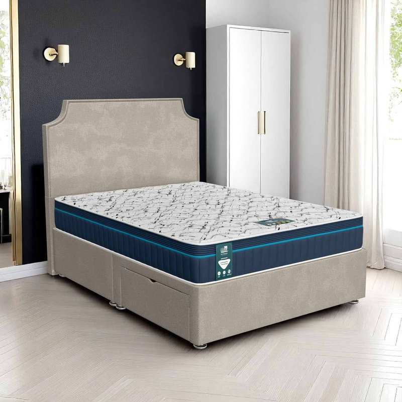 Milan Tifany Divan - Milan Cream, Single 90 x 190 cm