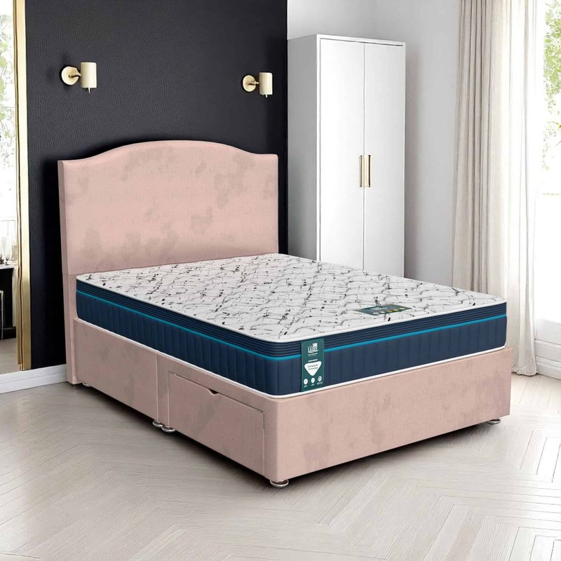 Milan Loafer Divan-Light - Milan Pink, Double 135 x 190 cm