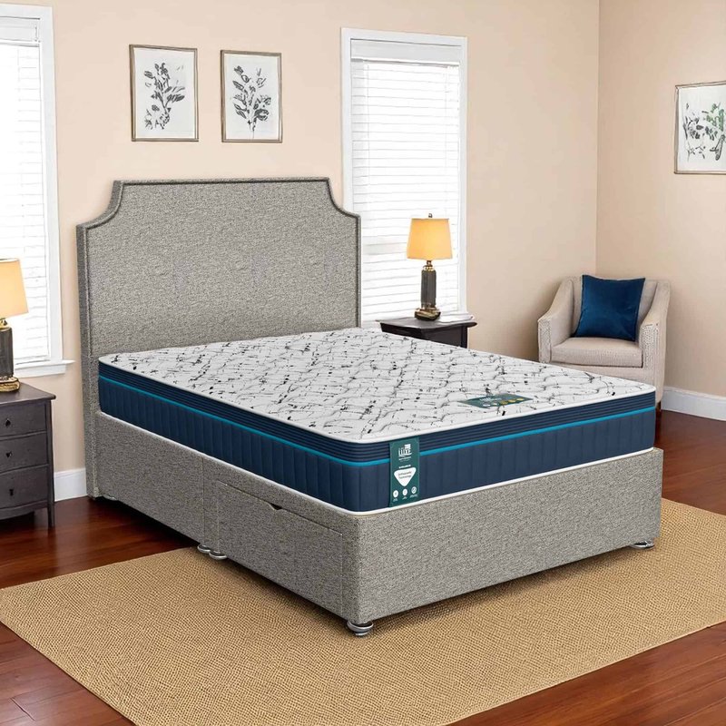 Naples Tifany Divan - Naples Cream, Euro Queen 160 x 200 cm