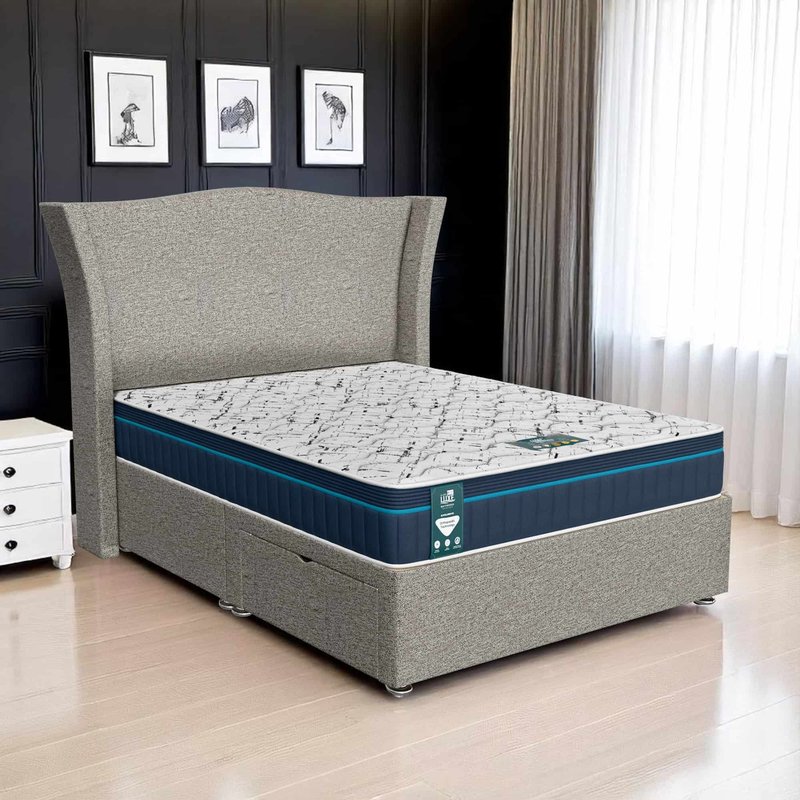 Naples Maxcoil Divan - Naples Cream, Single 90 x 190 cm