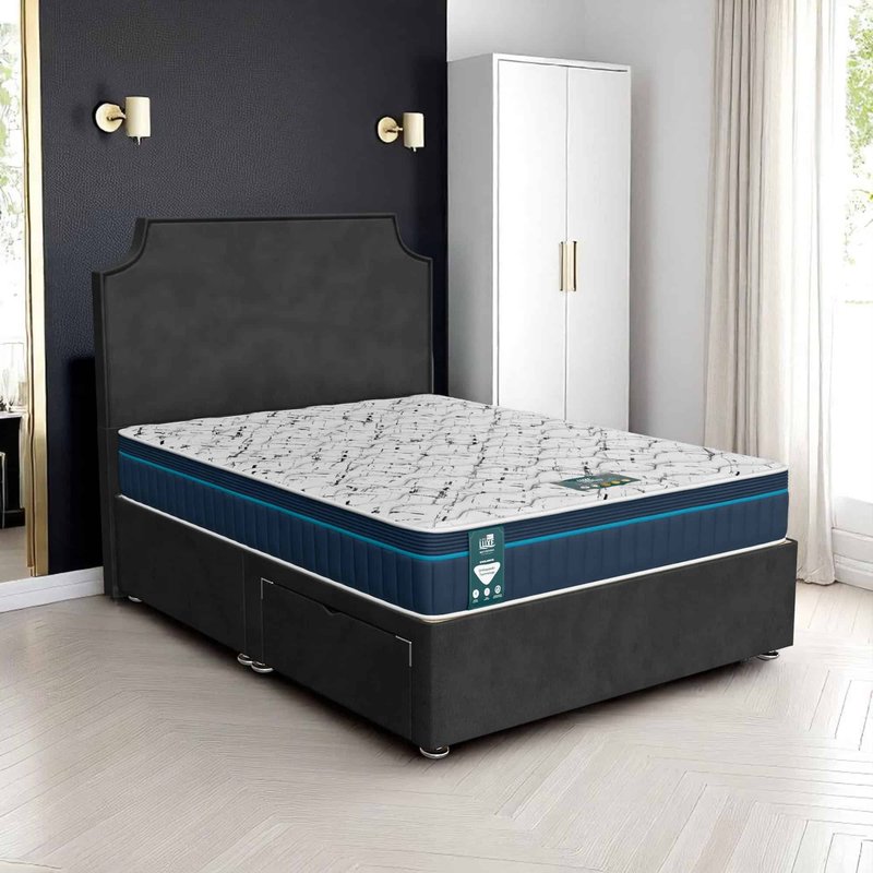 Venice Tifany Divan - Venice Black, Single 90 x 190 cm