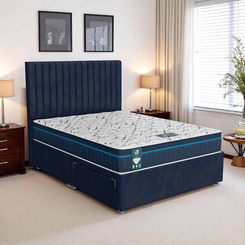 Venice William Oxford Divan-Dark - Venice Marine, Single 90 x 190 cm