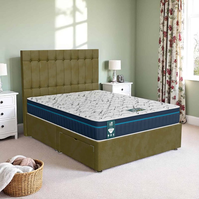 Venice Stratford Divan-Dark - Venice Olive, Double 135 x 190 cm